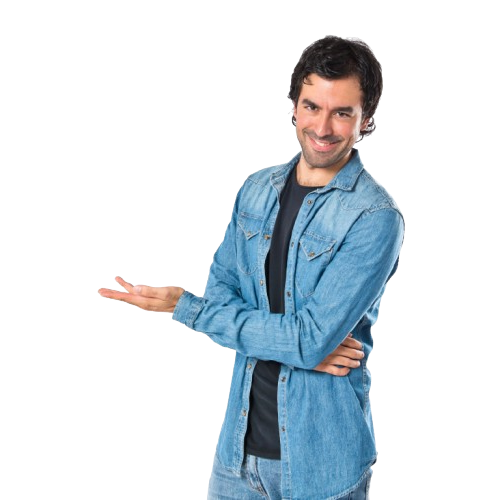 Profissional apresentando